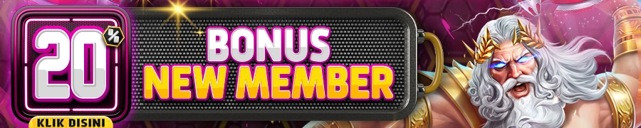 BONUS NEW MEMBER 20% PERMEN4D